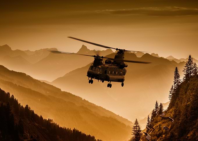 Boeing Chinook helicopter