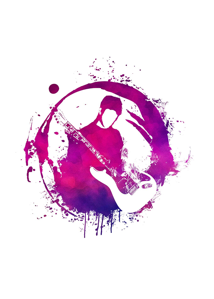 Scene 3 - purple guitarist