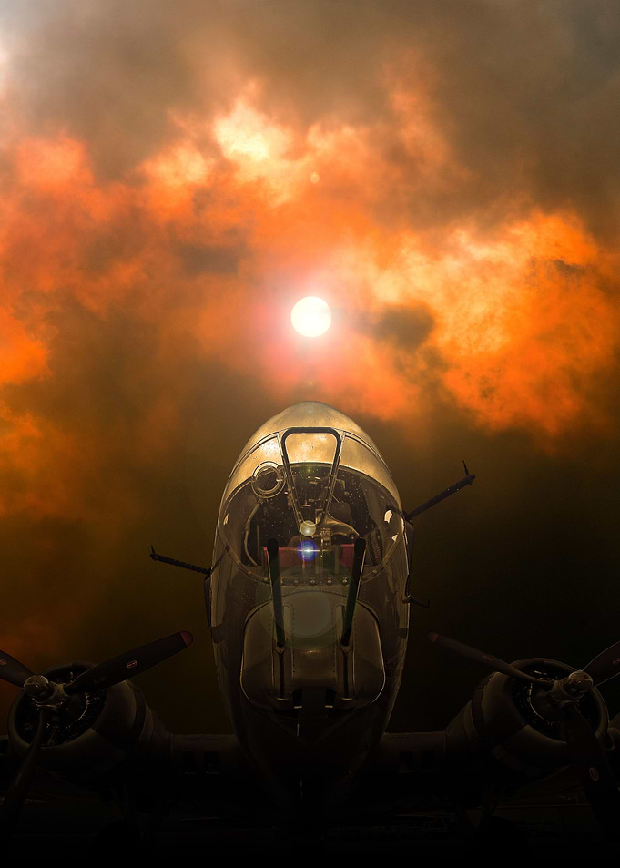 USAF B17 Flying Fortress Bomber