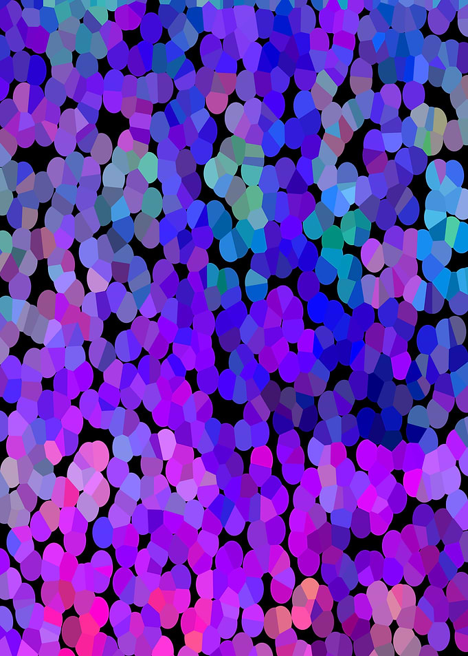Flakes of Joy in blue