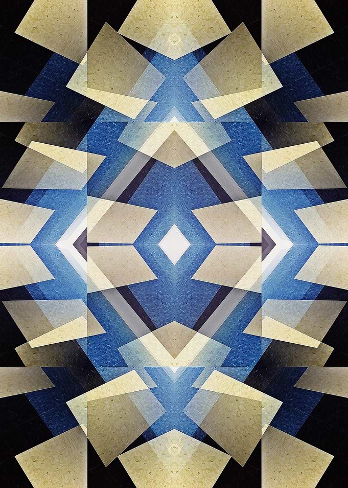 BlueStarNova geometric pat