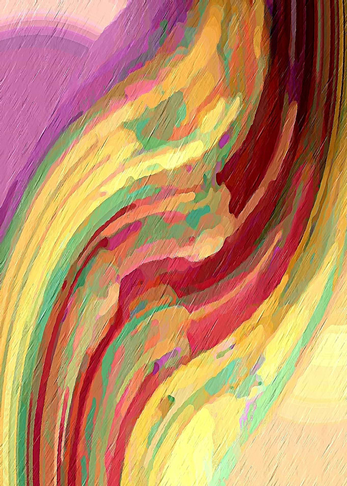 Distant fire abstract