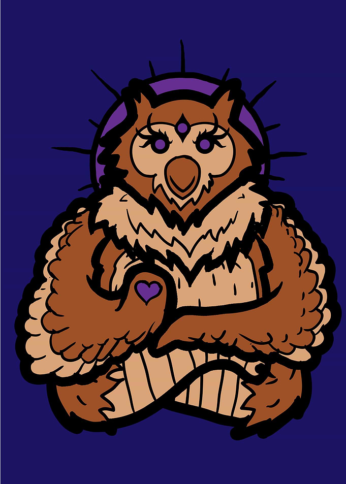 third eyed Spirit Owl