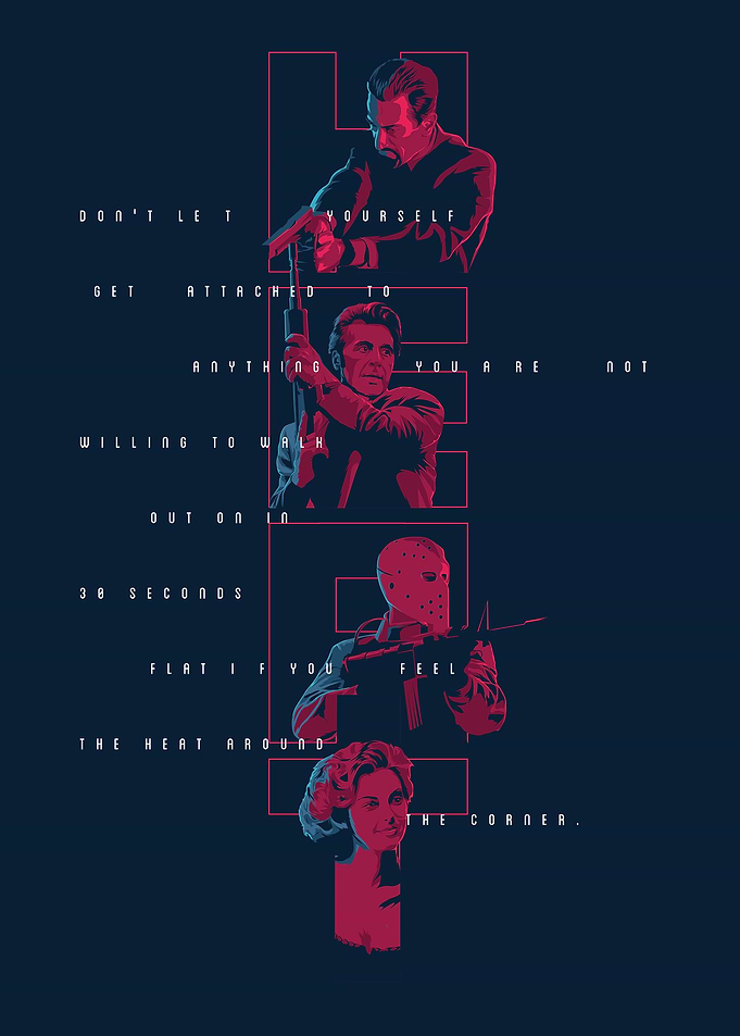 Heat - alternative movie poster