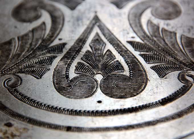 Vintage metalwork from the industrial revolution.