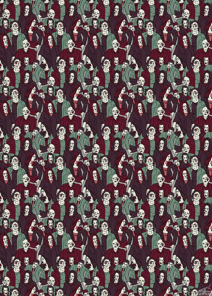 Zombie Horde Pattern
