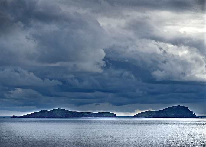 Off the northern coast of Ireland.