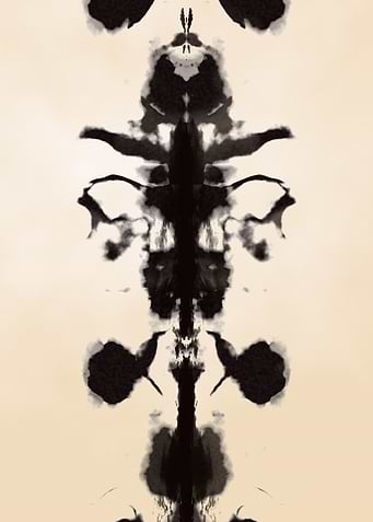 inkblot abstract