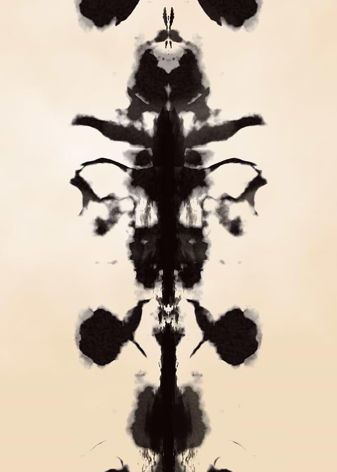 inkblot abstract