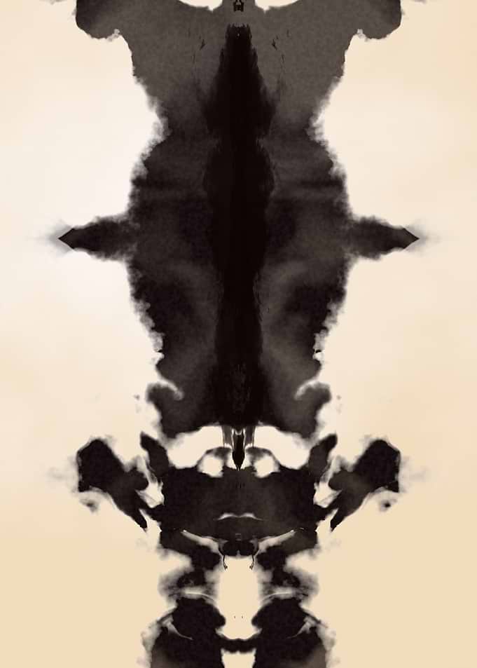 inkblot abstract