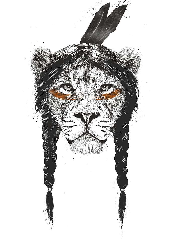 Warrior lion