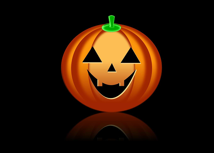 Halloween Pumpkin BB Smiling orange Halloween pumpkin o ...