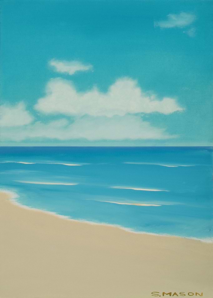 At the beach,Quiet day at the beach.