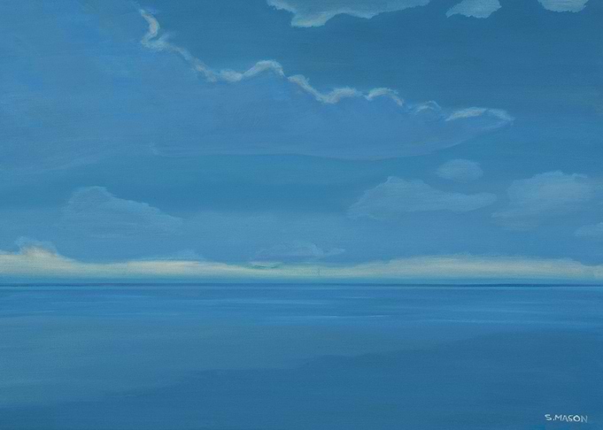 Moonlight,A moonlight seascape