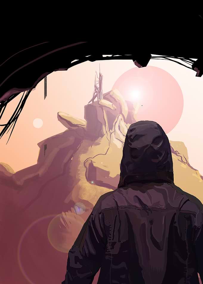 A Sci-Fi-themed digital illustration