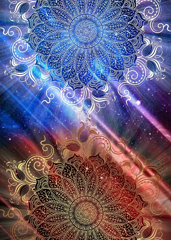 Mandala - Mighty fire & ice