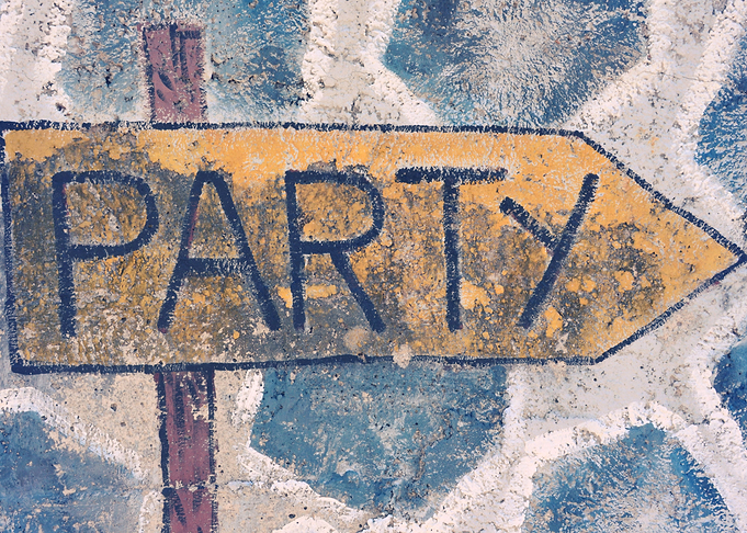 party sign