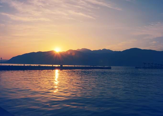Sunset at Sea