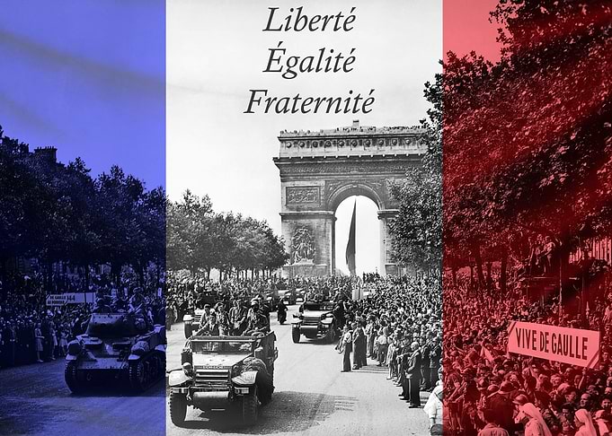 Liberté, Égalité, Fraternité.