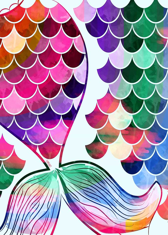 Colorful Mermaid