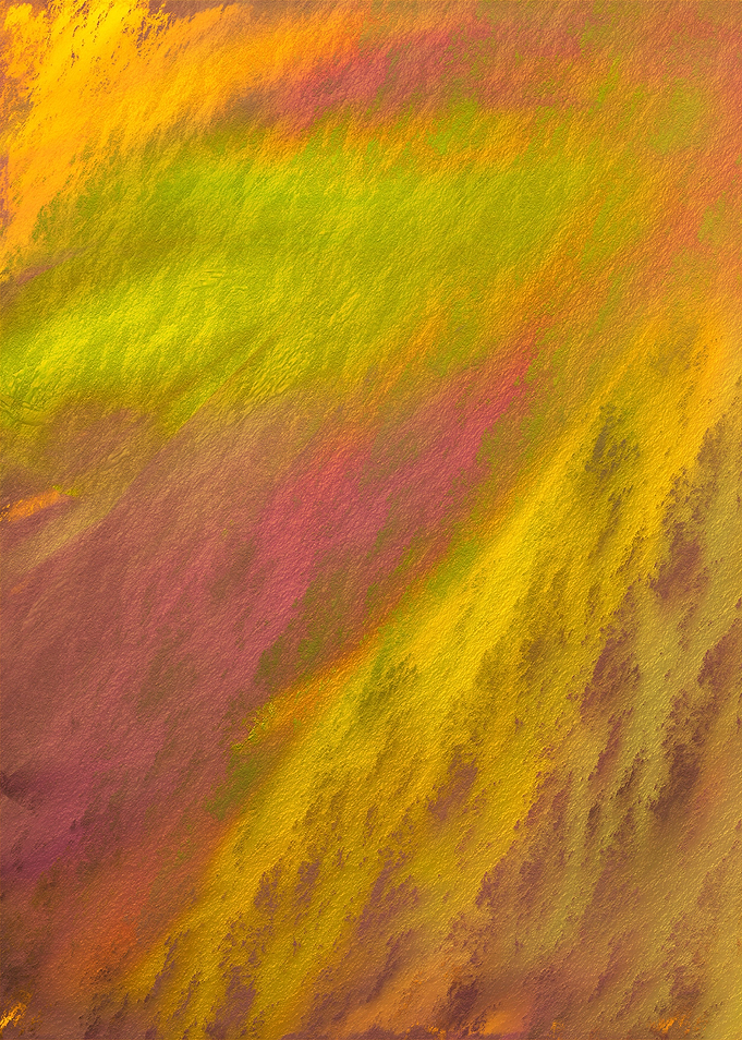 Abstract painting in autumn colors.