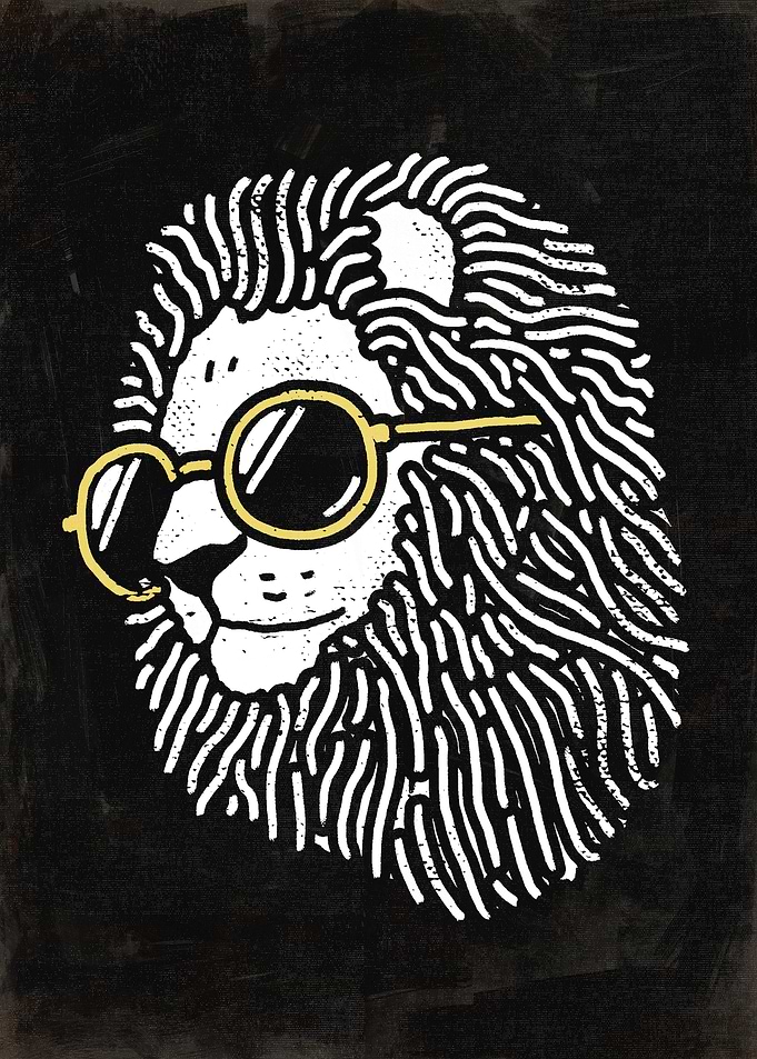 Lion Art by Ronan LynamLions / lion / lion king / bla ...
