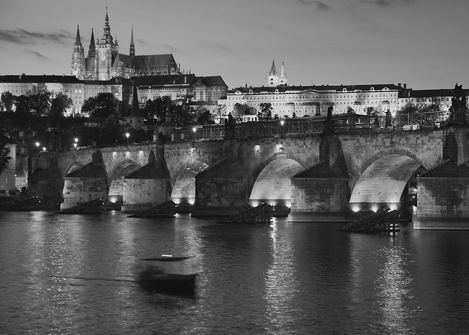 Castle and Charles Bridge, Prague