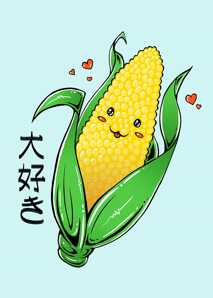 Do you love corn? Daisuki desu ka? Of course you do! Sh ...