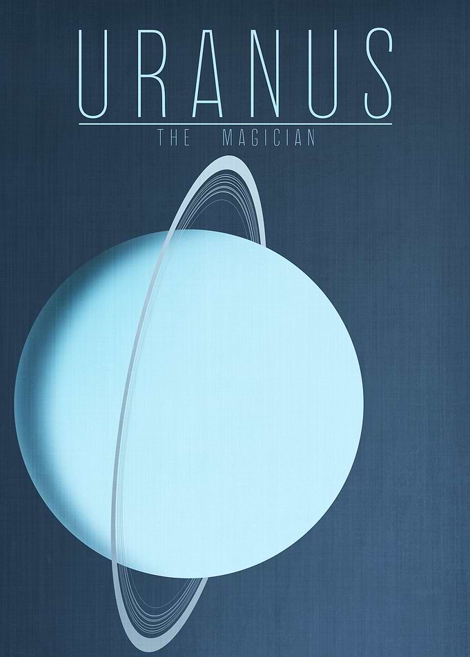 Uranus - The Magician 7/9 in the complete set of planet ...