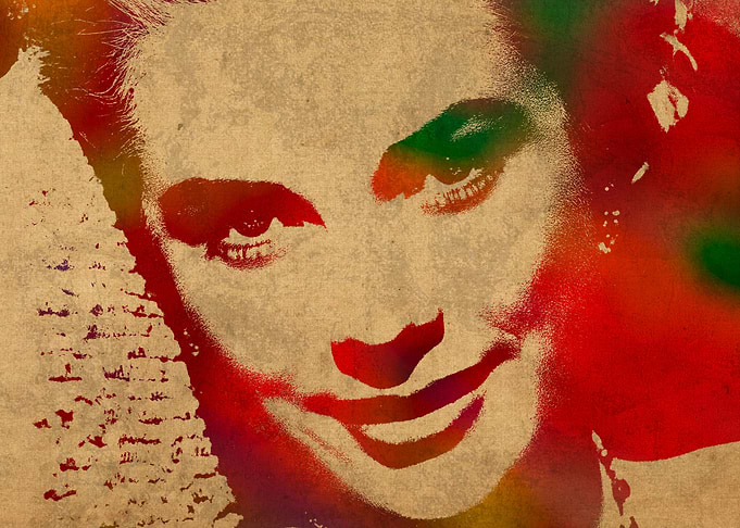 Grace Kelly Watercolor Portrait