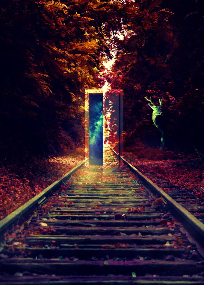 Open door to another world