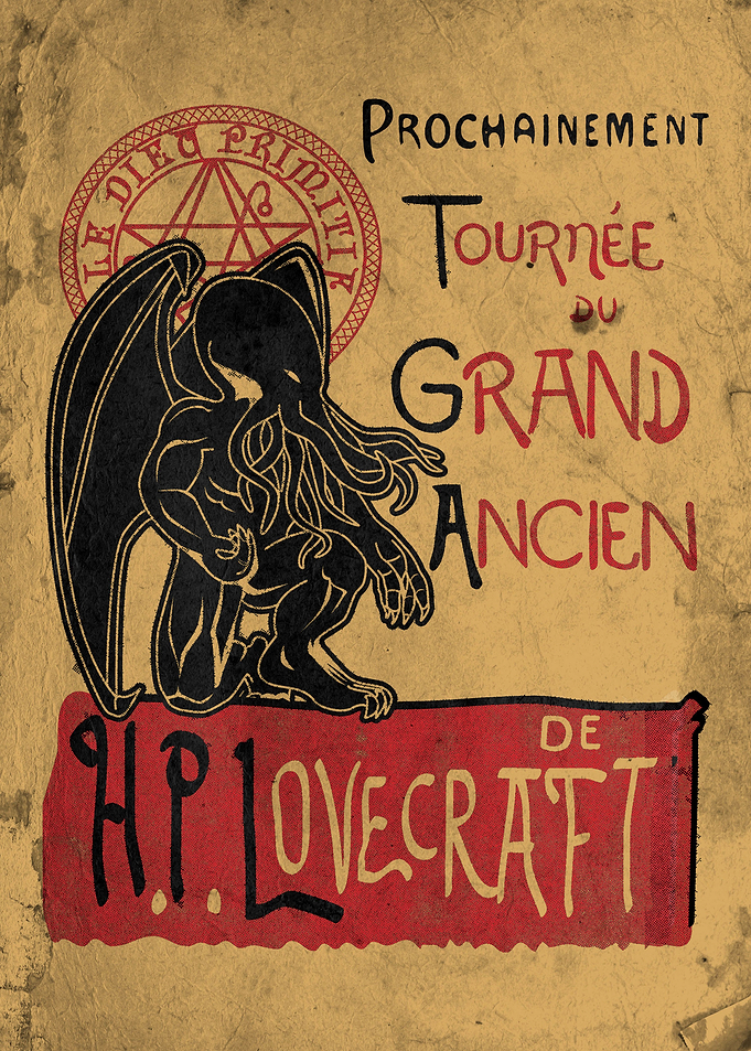 Tournee du grand ancien. cthulhu the ancient god.