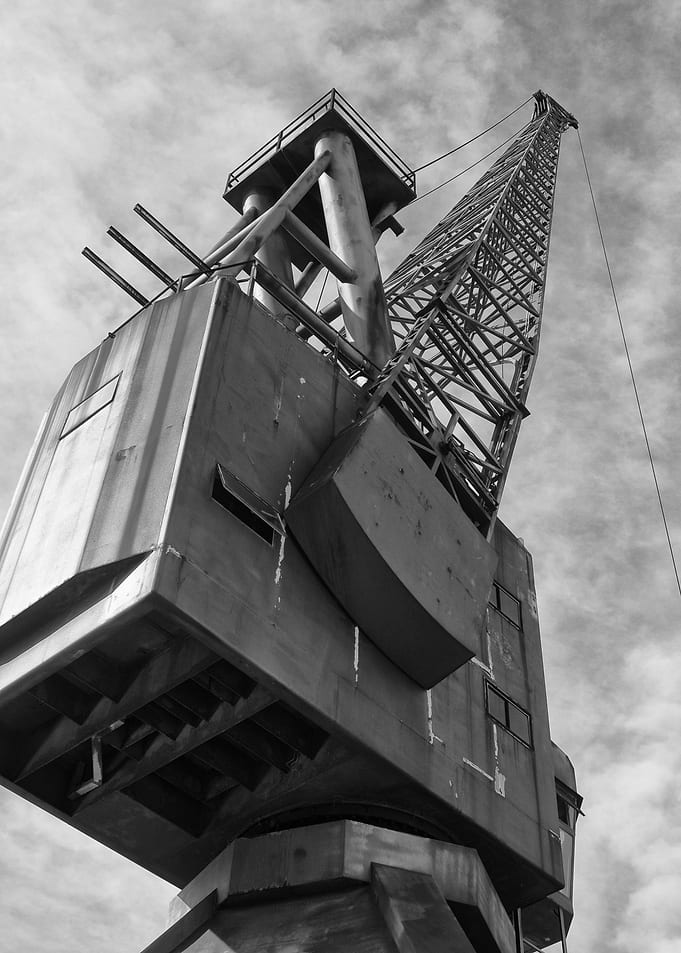 Abandoned Ship Yard Crane