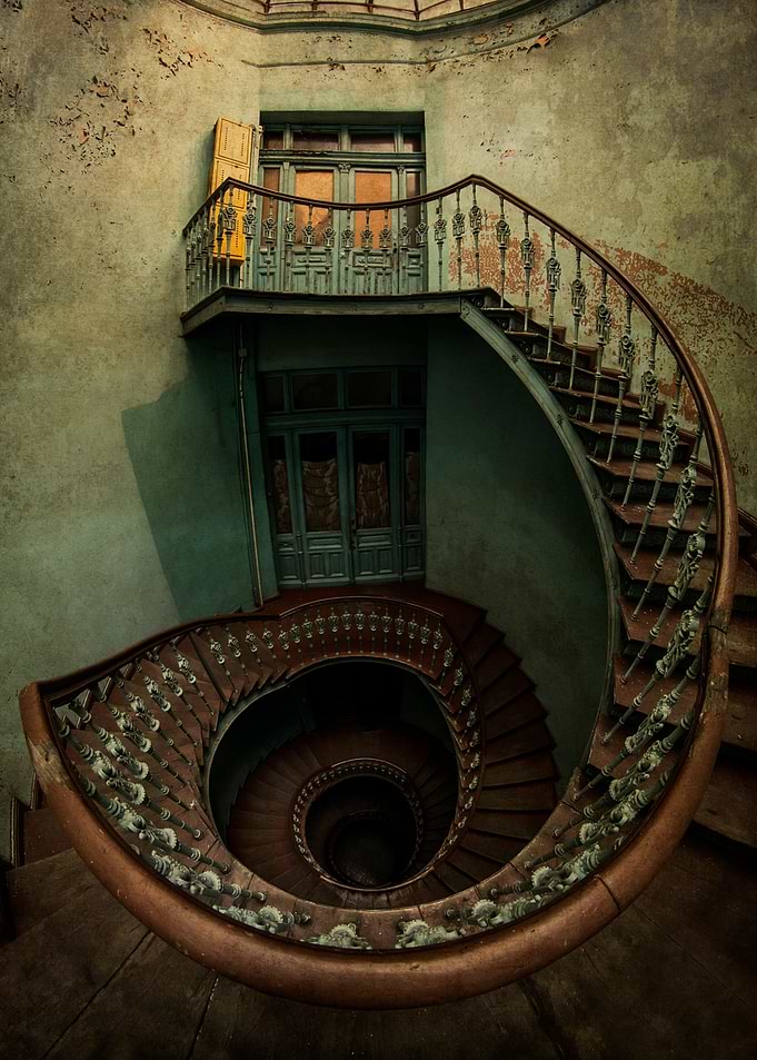 Forgotten spiral staircase