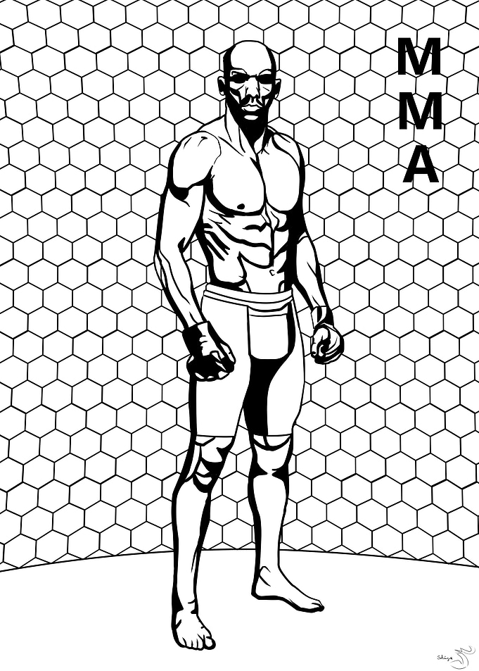 MMA - The Fighter. Third of my sport series.