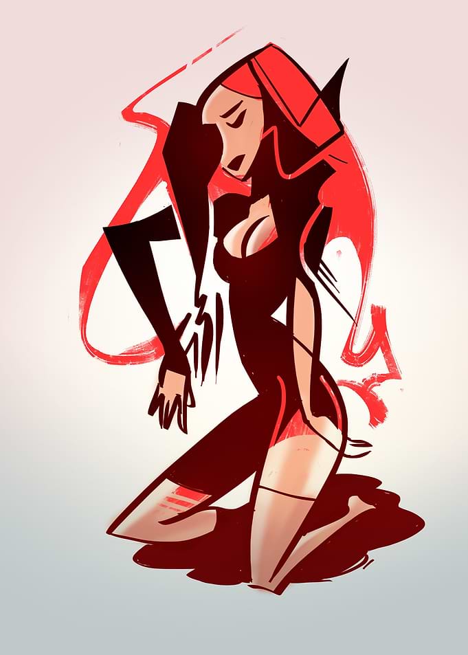 redhead inkhair