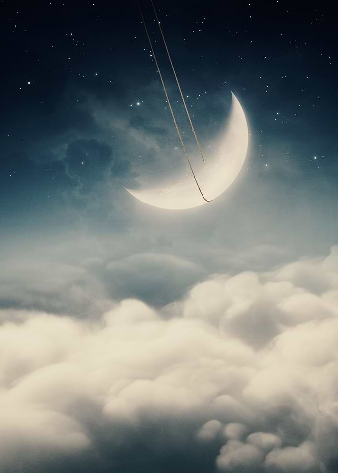 'The swinging moon'