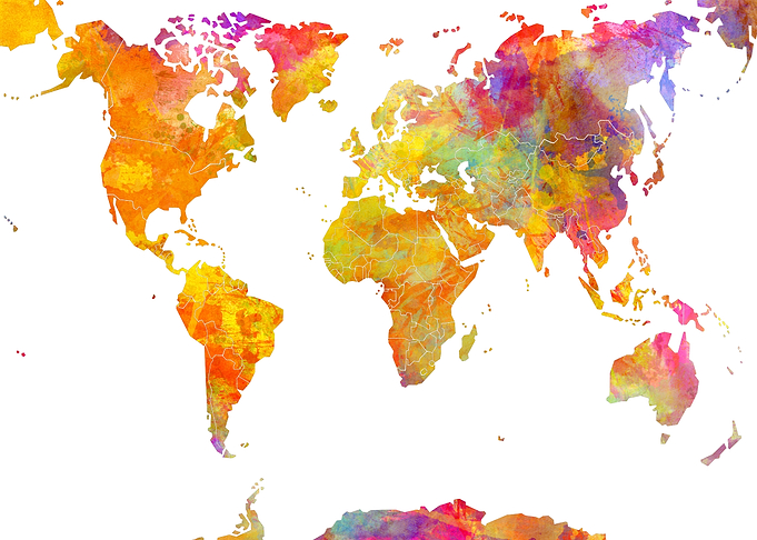 Map of the world
