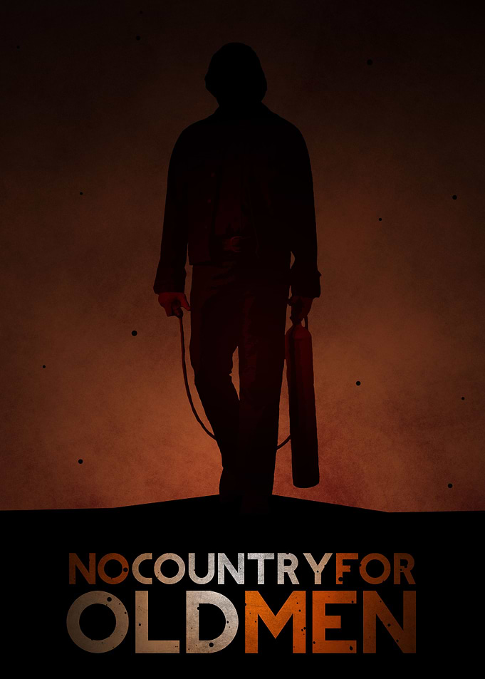 Fan made art for the film No Country For Old Men.