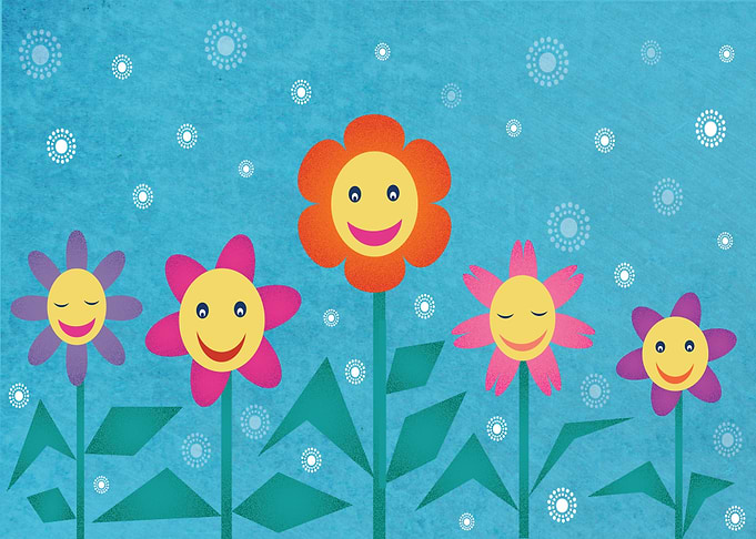Happy flower