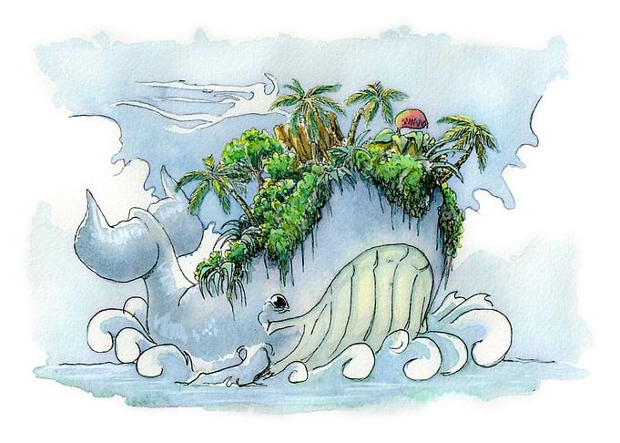 Whale island.