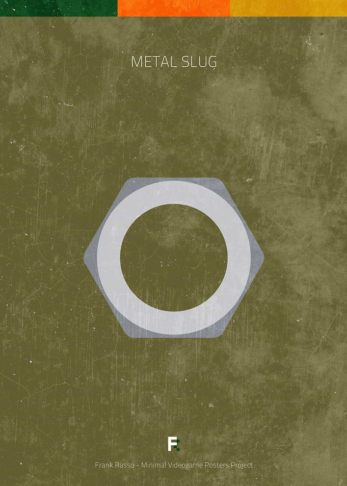 Metal Slug. Minimal Videogame Poster.