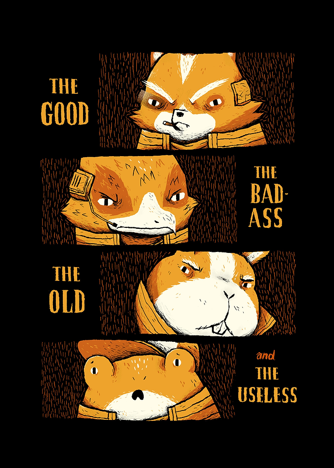 starfox/good bad ugly poster!