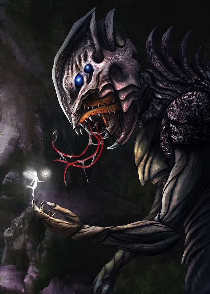The White Fairy and The Cave Dweller is a piece I've wo ...