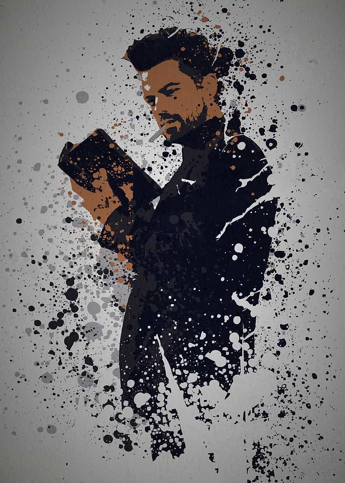 'Preach' Splatter effect artwork inspired by Jesse Cust ...