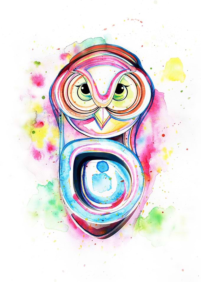 Colorful Owl