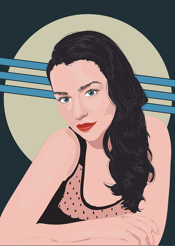 My portrait of Emilia Clarke from my portrait collectio ...