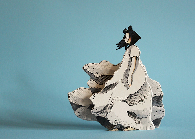 photo of the Dress of Clouds doll