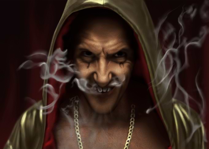 Ninja from Ugly Boy music video, a portrait I had to ma ...