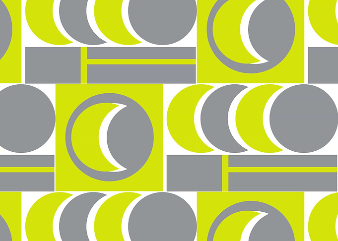Geometry is modern art based on different shapes and co ...